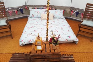 Overnight Stay in a Bell Tent for Two at Yapham Holds