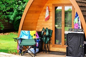 One Night Stay in a Camping Pod at The Old Rectory Camping Park