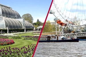 Kew Gardens Visit and River Cruise from Central London for Two