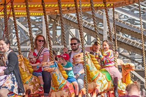 Entry to Dreamland Margate with Unlimited Rides for Two Adults and Two Children