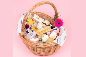 Vegetarian Afternoon Tea for Two at Home with Piglet's Pantry