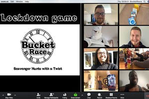 Online Public Scavenger Hunt Challenge for the Household