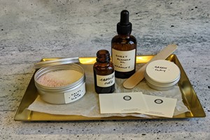 Pampering Night In – Body Scrub, Face Mask and Body Oil Kit for One