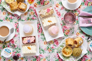 Hello Spring Vegetarian Afternoon Tea for Two with Piglet's Pantry