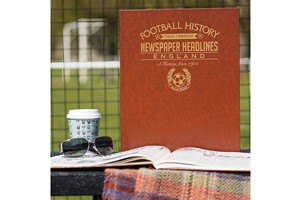 Personalised England Football Newspaper Book