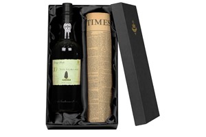 10 Year Old Tawny Port and Newspaper in a Luxury Gift Box