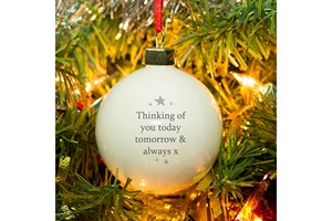 Personalised 'Our Star in Heaven' Memorial Bauble