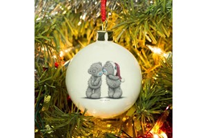Personalised Me To You Christmas Together Bauble