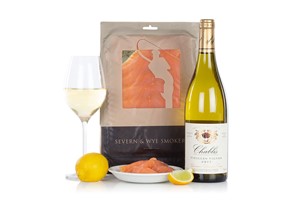 Salmon and Chablis Gift Set