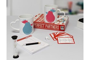 Perfect Partners Game Set with Personalised Mugs