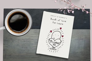 Personalised Chilli and Bubble's Book of Love for Her