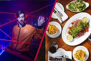The Crystal Maze LIVE Experience and Two Course Meal with Drinks at Mr White's by Marco Pierre White