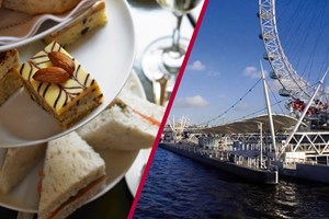Thames Rover Pass and Afternoon Tea for Two at Art St. Kitchen, Westminster