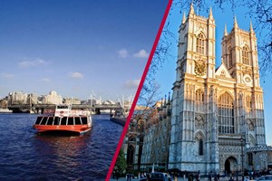 Visit to Westminster Abbey and Thames Cruise Rover Pass for Two