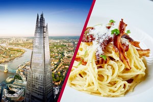 The View From The Shard and Dinner with Fizz at Marco Pierre White