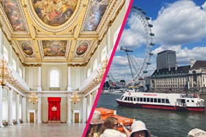 Family Thames Sightseeing Cruise and Entry to Banqueting House