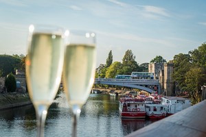 Floodlit Evening York River Cruise with Prosecco for Two