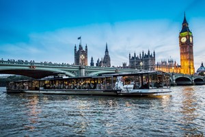Bateaux London River Thames 3 Course Dinner Cruise for Two