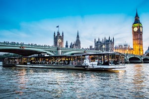 Bateaux Three Course Lunch Cruise on the Thames for Two