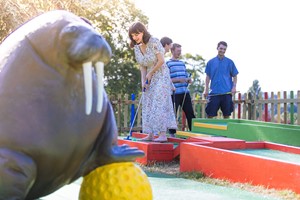 Entry for Two Adults and Two Children to Plonk Crazy Golf
