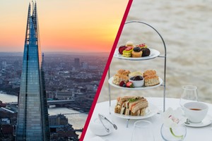 The View from the Shard and Bateaux Afternoon Tea Cruise for Two