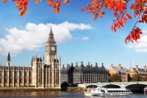 Thames River Sightseeing – Westminster to Tower of London or Vice Versa Return for Two Adults