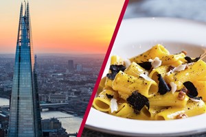 The View from The Shard and Meal for Two at Gordon Ramsay's Union Street Cafe