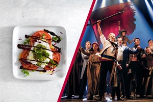 Theatre Tickets to Les Miserables and a Meal with Wine for Two at Prezzo