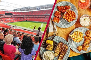 Wembley Stadium Tour and Three Course Meal at Cabana Wembley for Two