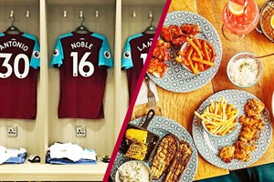 London Stadium Tour and Three Course Meal at Cabana Westfield Stratford for Two