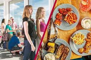 Family Ticket to The ArcelorMittal Orbit Skyline View and Meal at Cabana