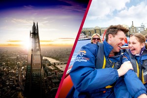 Highest Fastest! River Thames High Speed Boat Ride & The View from The Shard for Two