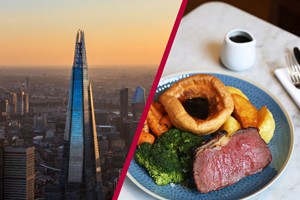 The View from The Shard and Sunday Roast for Two at a Gordon Ramsay Restaurant