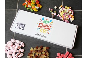 Happy Birthday Letterbox Sweets