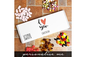I Love You Letterbox Sweets