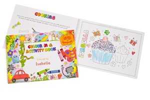 Personalised Colour In and Activity Book