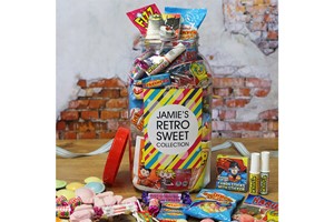 Personalised Giant Retro Sweet Jar