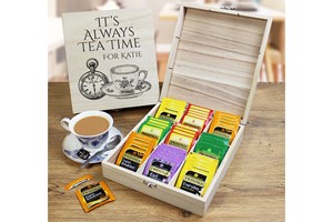 Personalised Wooden Tea Chest