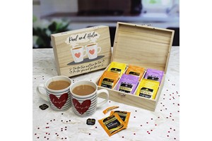 Tea for Two - Personalised English Teas Storage Box
