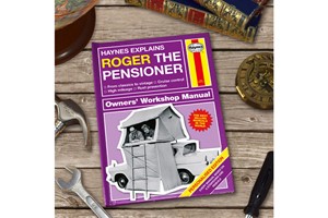 Personalised Haynes Explains The Pensioner Book