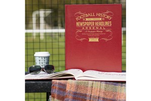 Personalised Arsenal Football Newspaper Book