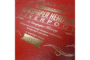 Personalised Liverpool Football Newspaper Book