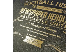 Personalised Newcastle United Football Newspaper Book
