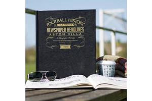 Personalised Aston Villa Football Newspaper Book