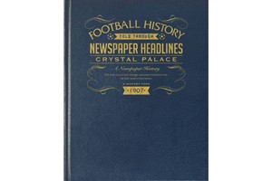 Crystal Palace Football Newspaper Book