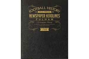 Fulham Football Newspaper Book