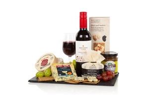 Wine and Cheese Slate Hamper