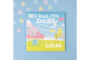 Personalised Tiny Tatty Teddy 'I Love You Daddy' Book