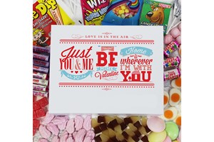 Personalised Be My Valentine Deluxe Sweet Box
