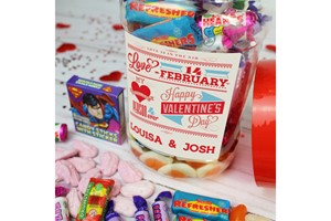 Be My Valentine Personalised Sweet Jar